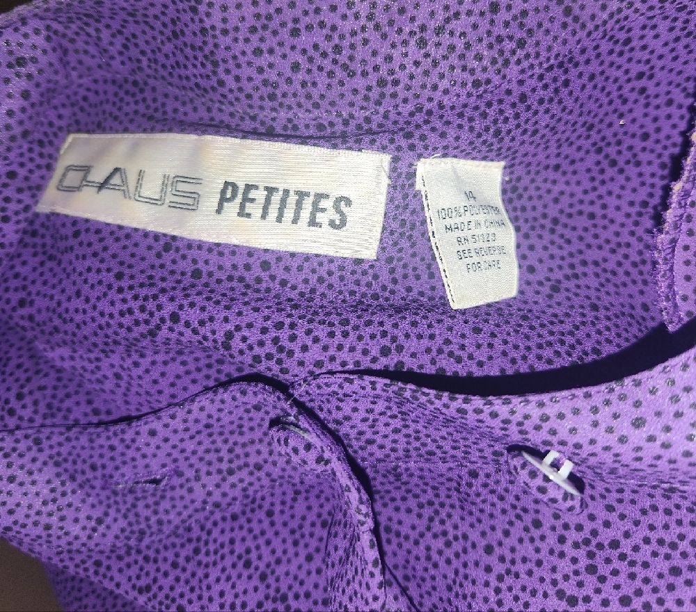 Chaus 2 Pc Purple Skirt Set - Picture 8 of 8